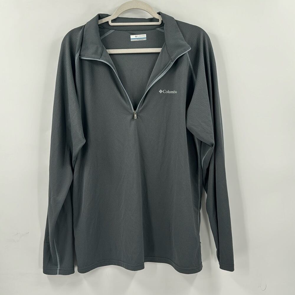 Columbia grey 1/4 quarter zip pullover